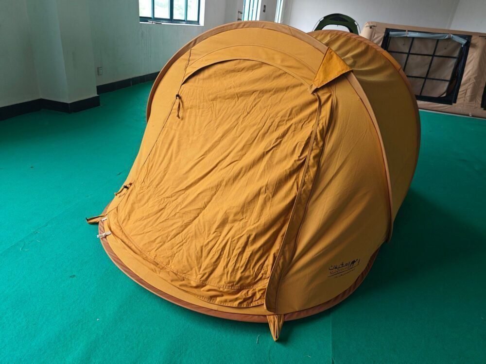 2 Persons Double Layer Cotton Pop Up Tent | Quick Setup & Weatherproof
